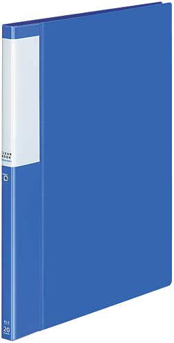 クリヤーブックポジティ B5縦 青 20P 10冊