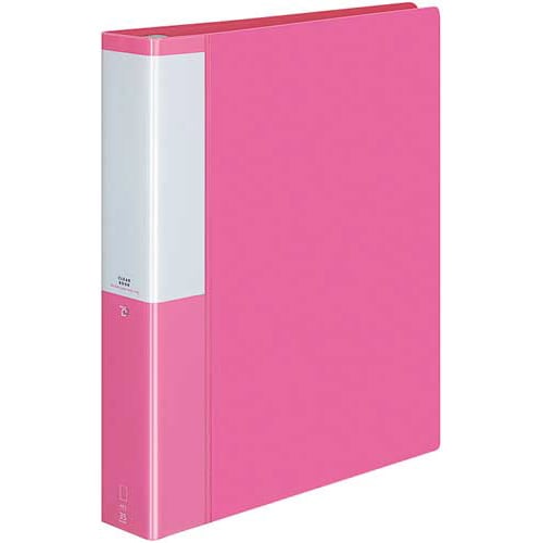 クリヤーBポジティ替紙式桃A4縦背幅53mm8冊