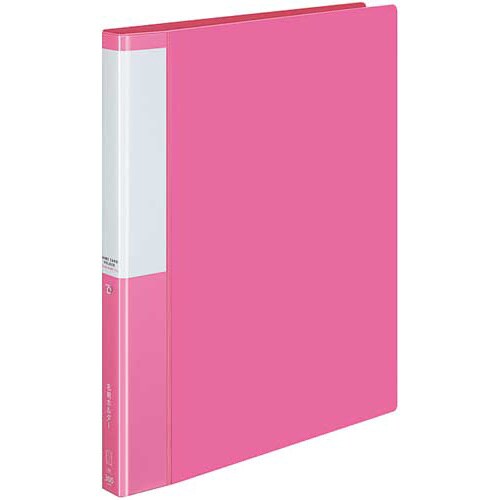 名刺ホルダーポジティ差替式A4縦 桃300名4冊