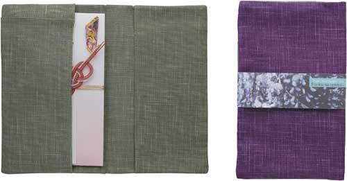 ふくさ ポケット式 袱紗 藤紫 2個