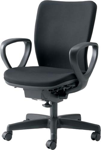 WA−3000チェア ブラック 肘付