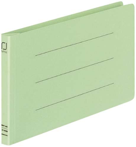 統一伝票用フラットファイルB4・1/3横 緑10冊