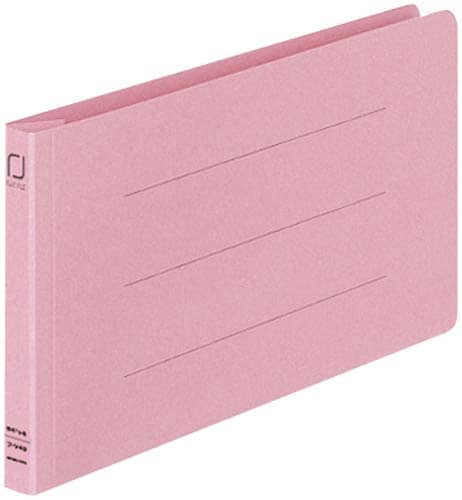統一伝票用フラットファイルB4・1/3横 桃10冊