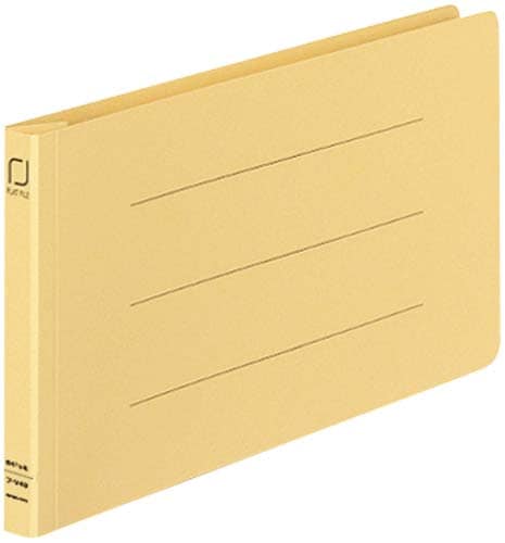 統一伝票用フラットファイルB4・1/3横 黄10冊