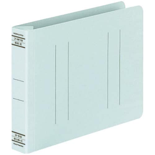 フラットファイルW<厚とじ> B6横 青 10冊