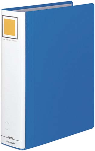 チューブFエコツインR青A4縦背幅75mm4−9冊