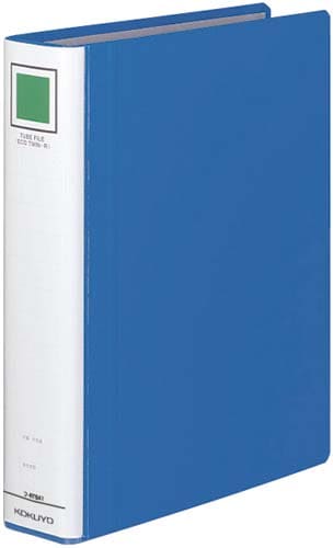チューブFエコツインR青B5縦背幅55mm4−9冊