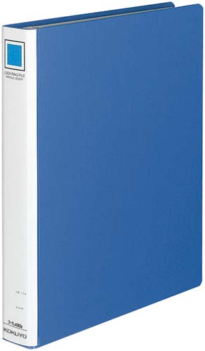 リングFシングルレバー青A4縦背幅45mm4冊