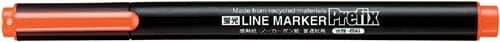 蛍光マーカープリフィクス オレンジ 10本