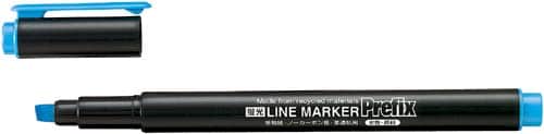 蛍光マーカープリフィクス ライトブルー 10本
