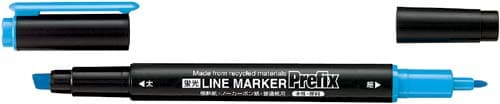 蛍光マーカープリフィクスツイン ライトブルー10本