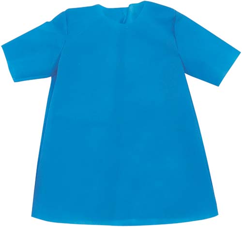 衣装 不織布シャツ 青