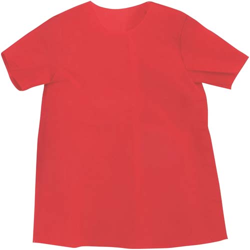 衣装 不織布シャツ 赤