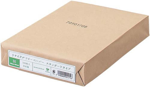リサイクルスタンダード B5 1冊(500枚)