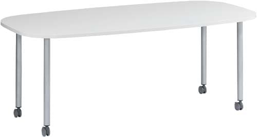 オーバル型キャスターテーブル1890WH