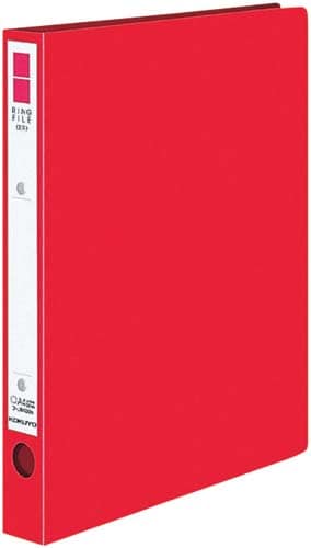 リングファイル<ER>赤A4縦背幅39mm10冊