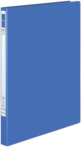 レバーファイル<Eze>A4縦12mm 青 10冊