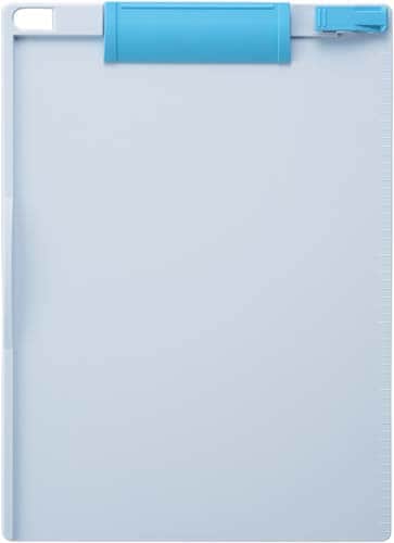 クリップボード A4縦 ブルー×ライトグレー10枚