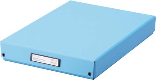 デスクトレー くるみ貼りA3 水色