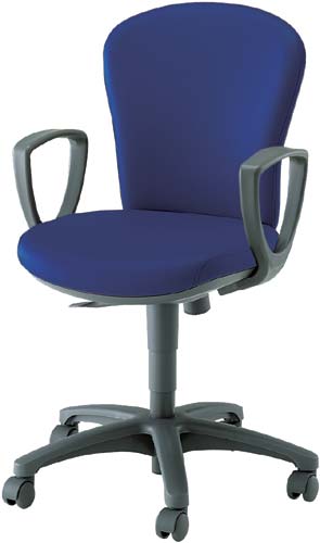 レグノ2 ローバック 肘付 布紺 硬床用