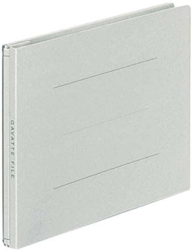 ガバットファイル(紙製) B6横 灰10冊