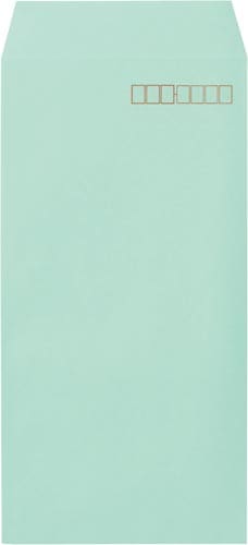 カラー封筒 長3 70g ミズ 1000枚