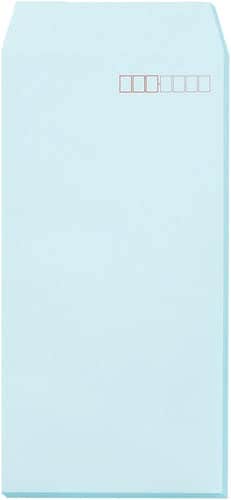 Hiソフトカラー封筒長3ブルー 100枚