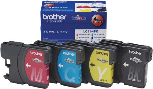 純正インク LC11−4PK 4色パック 2個