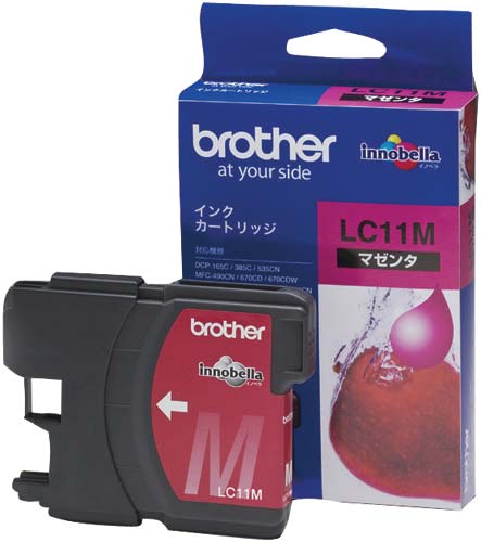 純正インク LC11M マゼンタ 2個