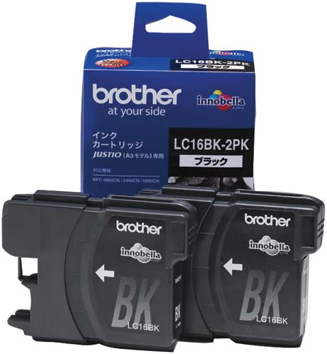 純正インク LC16BK−2PKブラック(4個入)