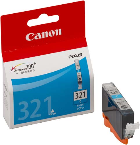純正インク BCI−321C シアン2個以上