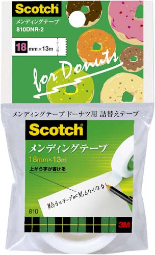 メンディングテープドーナツ用詰替18mm幅 5巻