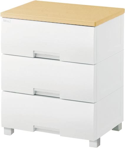 フィッツプラス 幅55×高さ66cm メープル3段