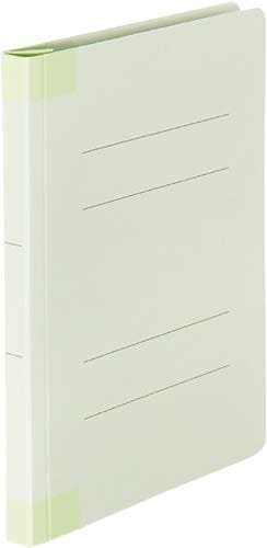 フラットファイル背補強タイプA5縦 グリーン10冊