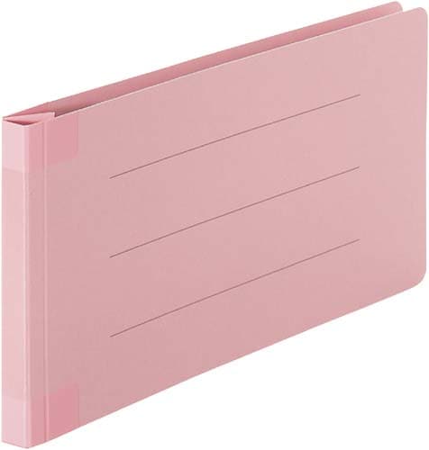 フラットファイル背補強タイプ統一伝票 桃10冊