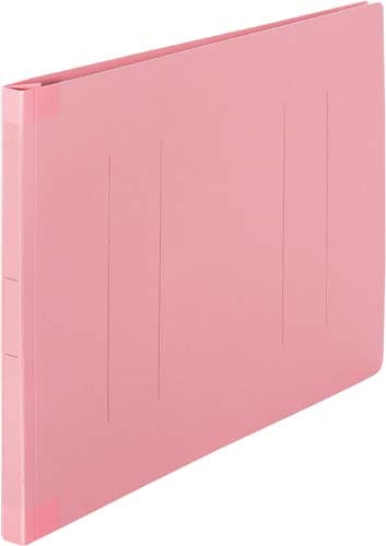 フラットファイル背補強タイプB4横 ピンク100冊