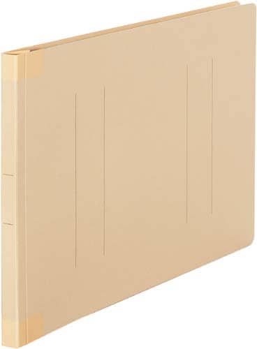 フラットファイル背補強タイプA4横 イエロー10冊
