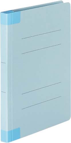 フラットファイル背補強タイプA5縦 ブルー30冊