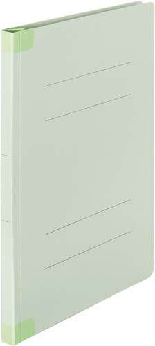 フラットファイル背補強タイプA4縦 グリーン50冊