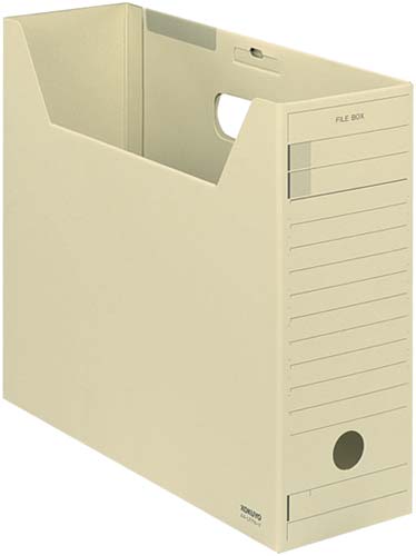 ファイルボックス Fタイプフタ付 A4横 黄10個