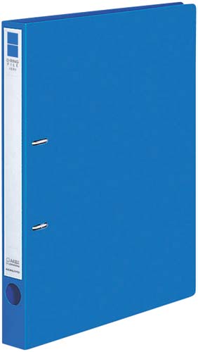 Dリングファイル<ER>青A4縦背幅34mm×5