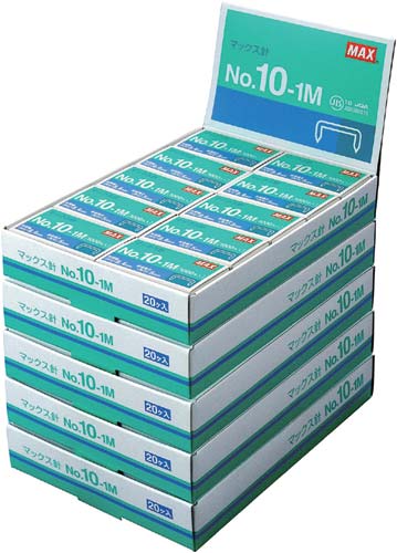 ホッチキス 10号針 1000本入 100箱