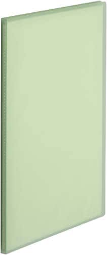 クリヤーブック透明表紙A4縦20PLグリーン80冊