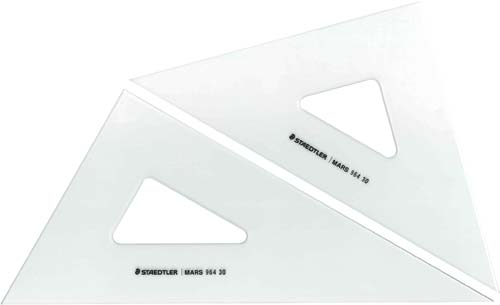 ステッドラー 三角定規 30cm×2