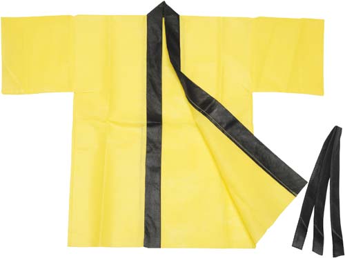 不織布ハッピ子供用 黄