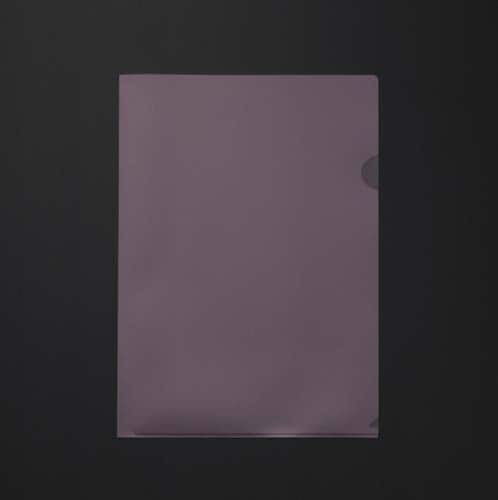 再生クリヤーホルダーカラー A4 ピンク 100枚