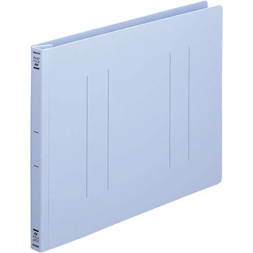 フラットファイル<PP> A4横 青 10冊