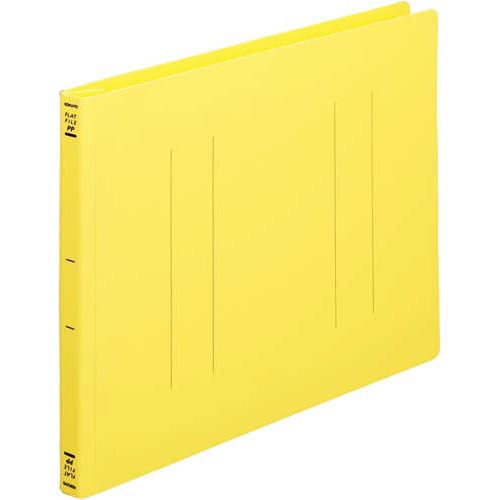 フラットファイル<PP> A4横 黄 10冊
