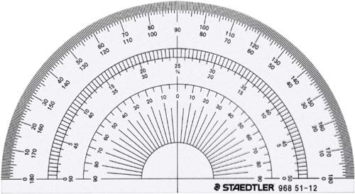 ステッドラー 分度器 長さ12cm