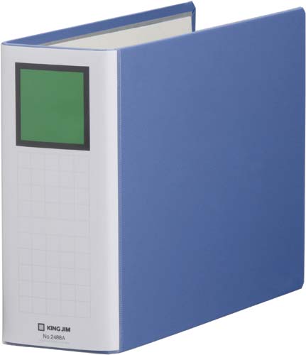 キングファイルSDDE青A4横背幅96mm5冊以上